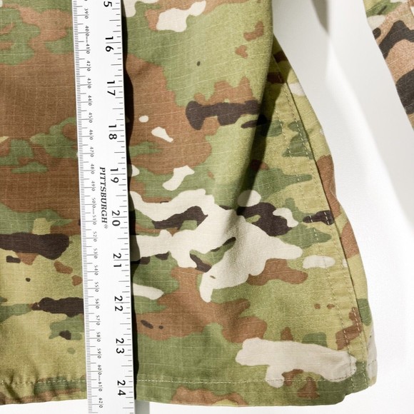 Military Army Combat Coat Jacket Womens Green Camo Fatigue Uniform Size 30 Short - Picture 4 of 5